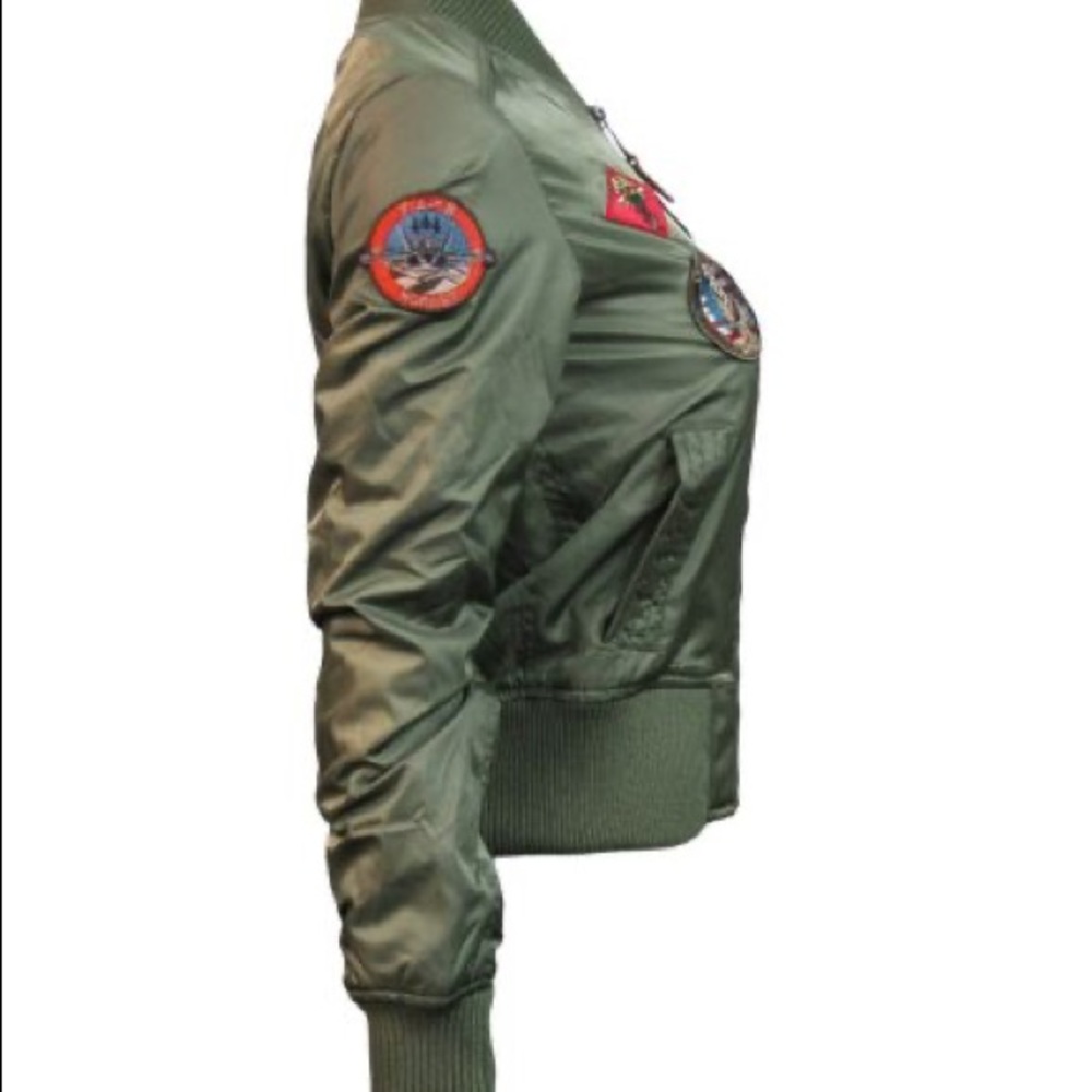 Top Gun Women MA-1 W/ Patches - Picture 5 of 8